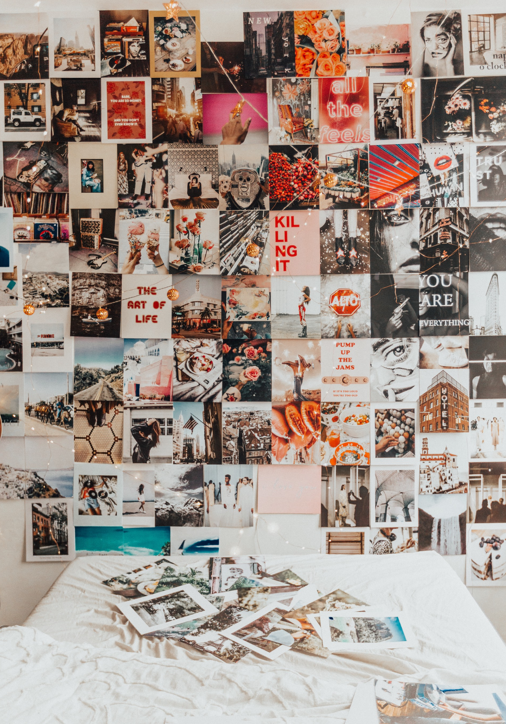60 Print Red Wall Collage Kit Aesthetic Dream VSCO Wall Decor Collage Kit,  Tezza Wall Kit Dorm Room Wall Decor, 30 or 60 Wall Collage Mailed 